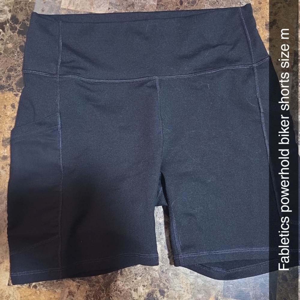Fabletics Black Bike Shorts